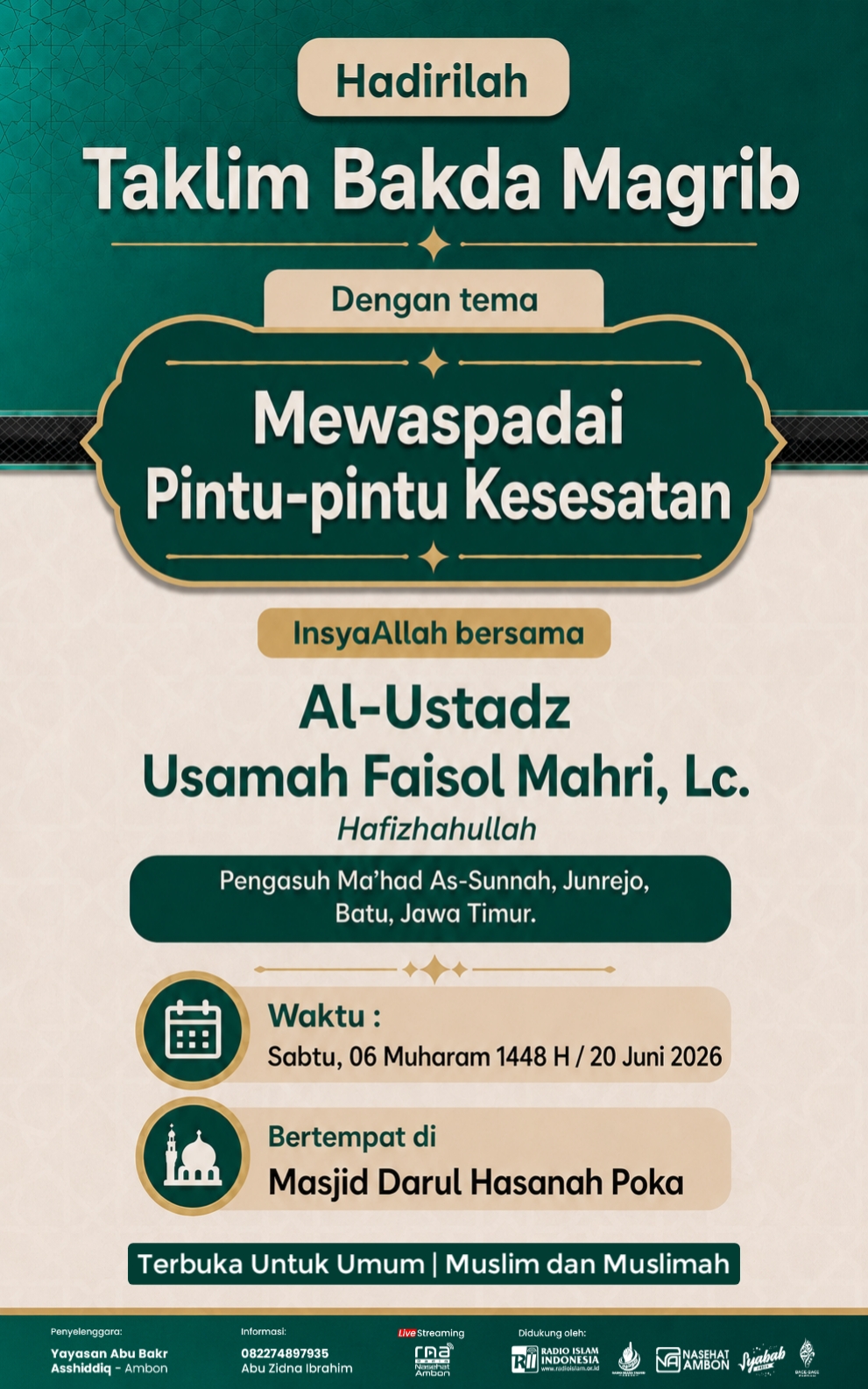 Mewaspadai Pintu-Pintu Kesesatan